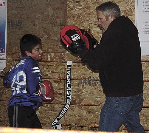 Whidbey Island Boxing Club coach Rob Sturdevant