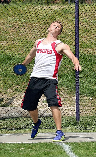 Dalton Martin placed fifth in the discus in last year's state track meet.