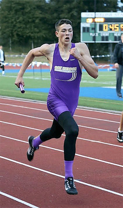 Mac Nuanez is one of Oak Harbor's top returning runners for the Wildcat boys track team.