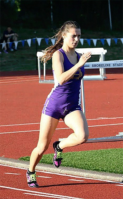 Matti Miesle is one a strong group of sprinters returning for the Oak Harbor girls track team.