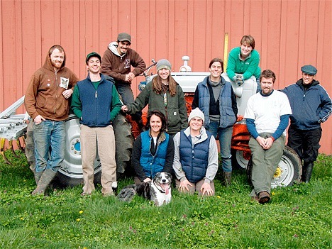 Nine new students are participating in the Greenbank Farm CSA program. The students will learn the ins and outs of organic farming throughout the growing season.