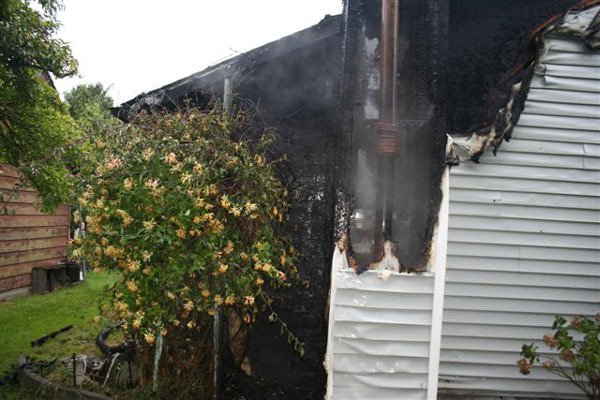 An Oak Harbor home sustained about $3