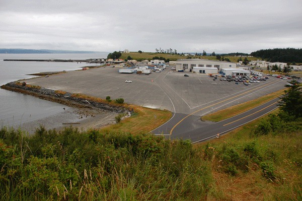 Parking lots on the Seaplane Base in Oak Harbor sit largely vacant. Nichols Brothers Boat Builders in Freeland hopes  to lease a portion of the space but time and money continue to roadblock the project.