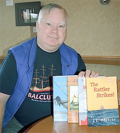 Jerry Mercer’s William Pope nautical adventures are available at Kingfisher Books in Coupeville