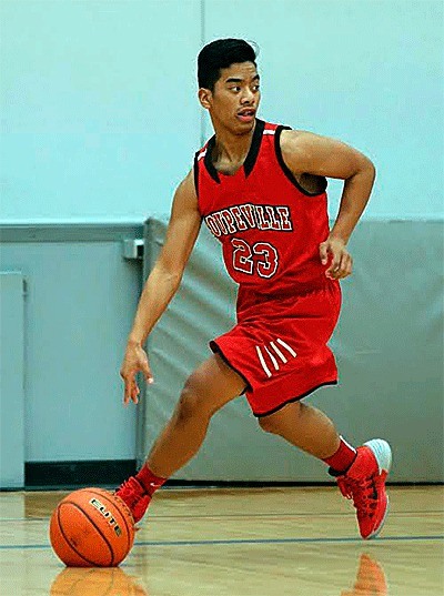 Risen Johnson is one of three talented guards on the Coupeville team this year.