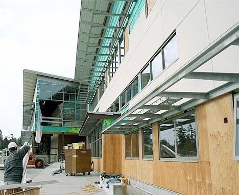 The Oak Harbor High School Student Union Building