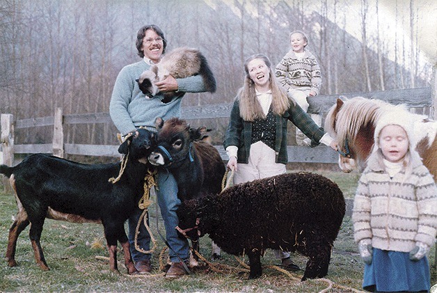 A family photo taken around 1985 shows Ken Leaman