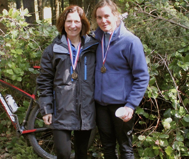 Island County Commissioner Angie Homola and local rider Cathy D’Almeida took first place in Cookin-in-the-Kettles.