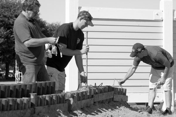 Workers gear up for Oak Harbor’s Fourth of July fireworks show while