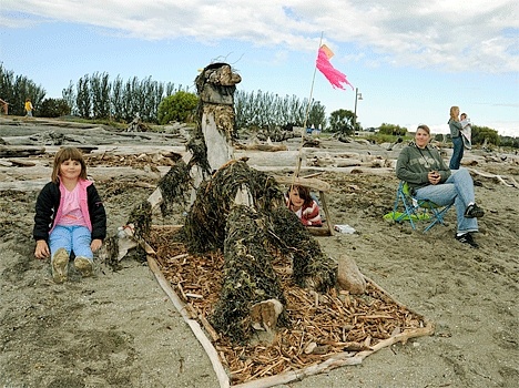 There was another “Sasquatch” sighting at Windjammer Park on Saturday