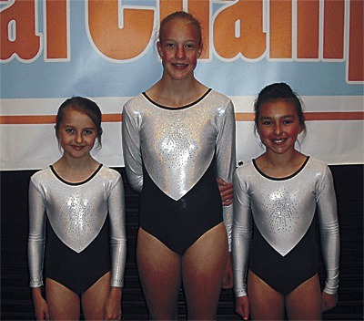 Island Flyers (from left) Kelly Gruenwald