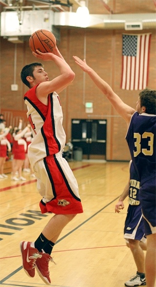 Jason Bagby gets off a smooth jump shot good for two points.