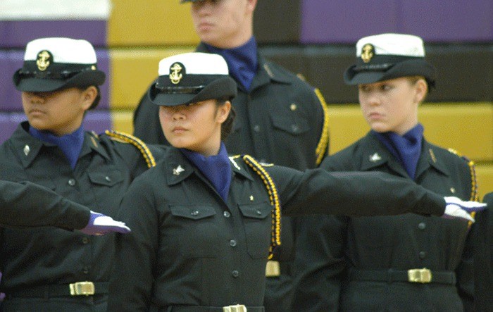 Oak Harbor High School students compete at the regional meet in 2010