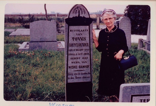 Laura Roetcisoender’s cousin tracked down their great-grandfather’s tombstone in the Netherlands.