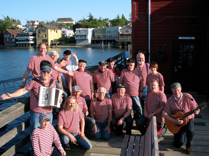 Featured singers at Shanty Fest include the Shify Sailors.