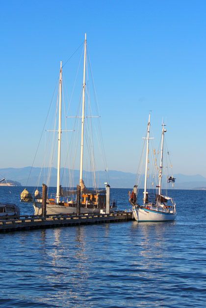 The Golden Rule first set sail in 1958 in protest of nuclear weapons testing. The boat visited Coupeville Wednesday