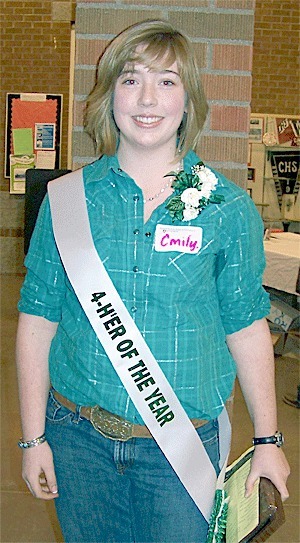 Emily Bain earned 4-H’er of the Year. She is an Oak Harbor High School senior and is part of the Central Whidbey Cattlemen and Rock’n Doodle Poultry 4-H clubs.