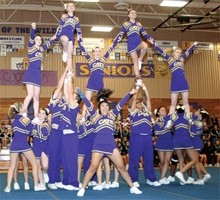 Oak Harbor’s cheer team scored 239 points to win the  large co-ed division competition. The score qualifies the Wildcats for state championship competition in January.