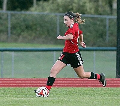 Kalia Littlejohn goes on the attack for Coupeville.