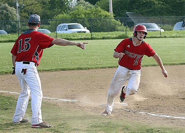 Coach Marc Aparicio sends Cole Payne home in Tuesday's game.