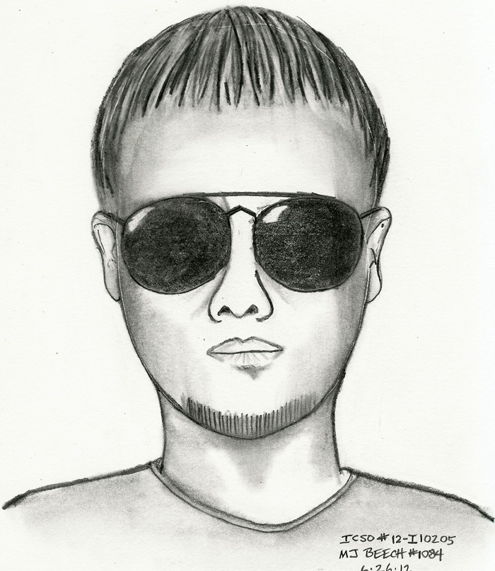 A police sketch of a man who allegedly tried to abduct a girl outside her Oak Harbor home.