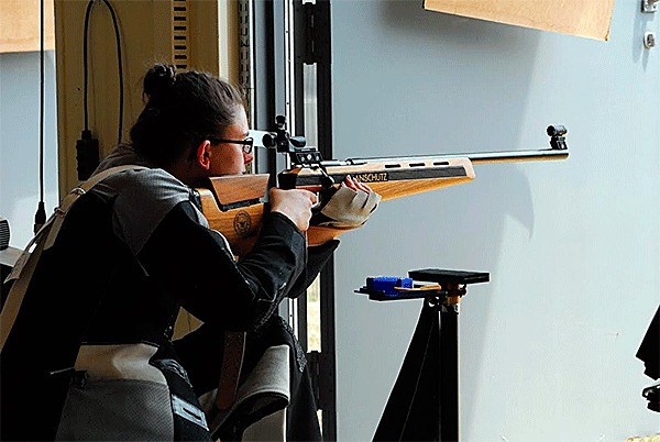 Elena Flakes shoots are the USA Shooting championship tournament earlier this week.