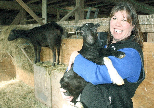 During a recent visit to a historic Central Whidbey Farm