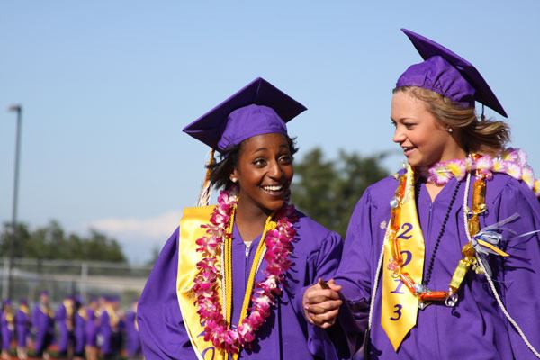 Ever since Oak Harbor High School’s graduation ceremony moved outdoors in 2008