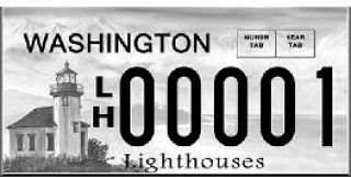 The Admiralty Head Lighthouse license plate is a money maker for WSU Extension of Island County’s environmental programs.