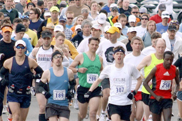 Participants run in the 2010 Whidbey Isand Marathon which was held this April.