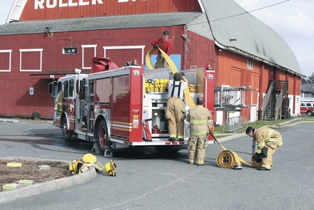 Oak Harbor firefighters Conor Ching