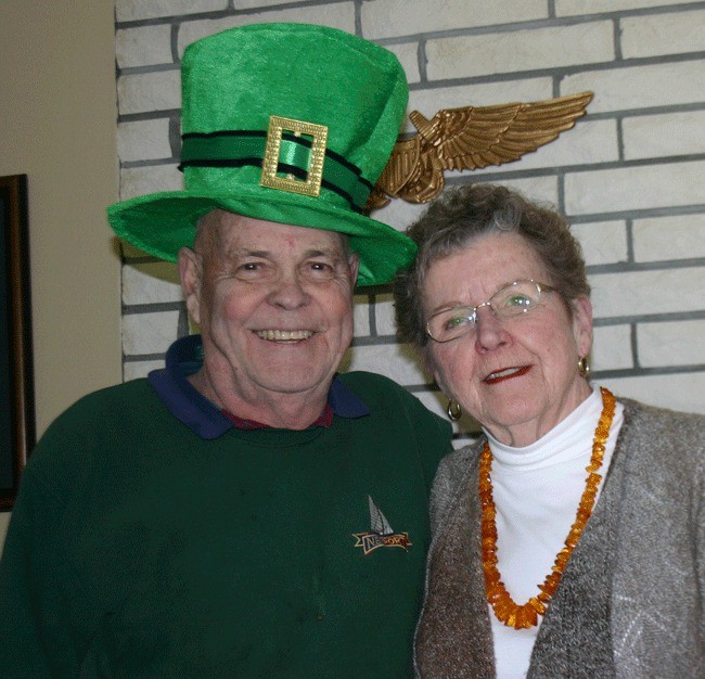 Pat and Patty McKinnon were named grand marshals for the St. Patrick’s Day Parade March 17.