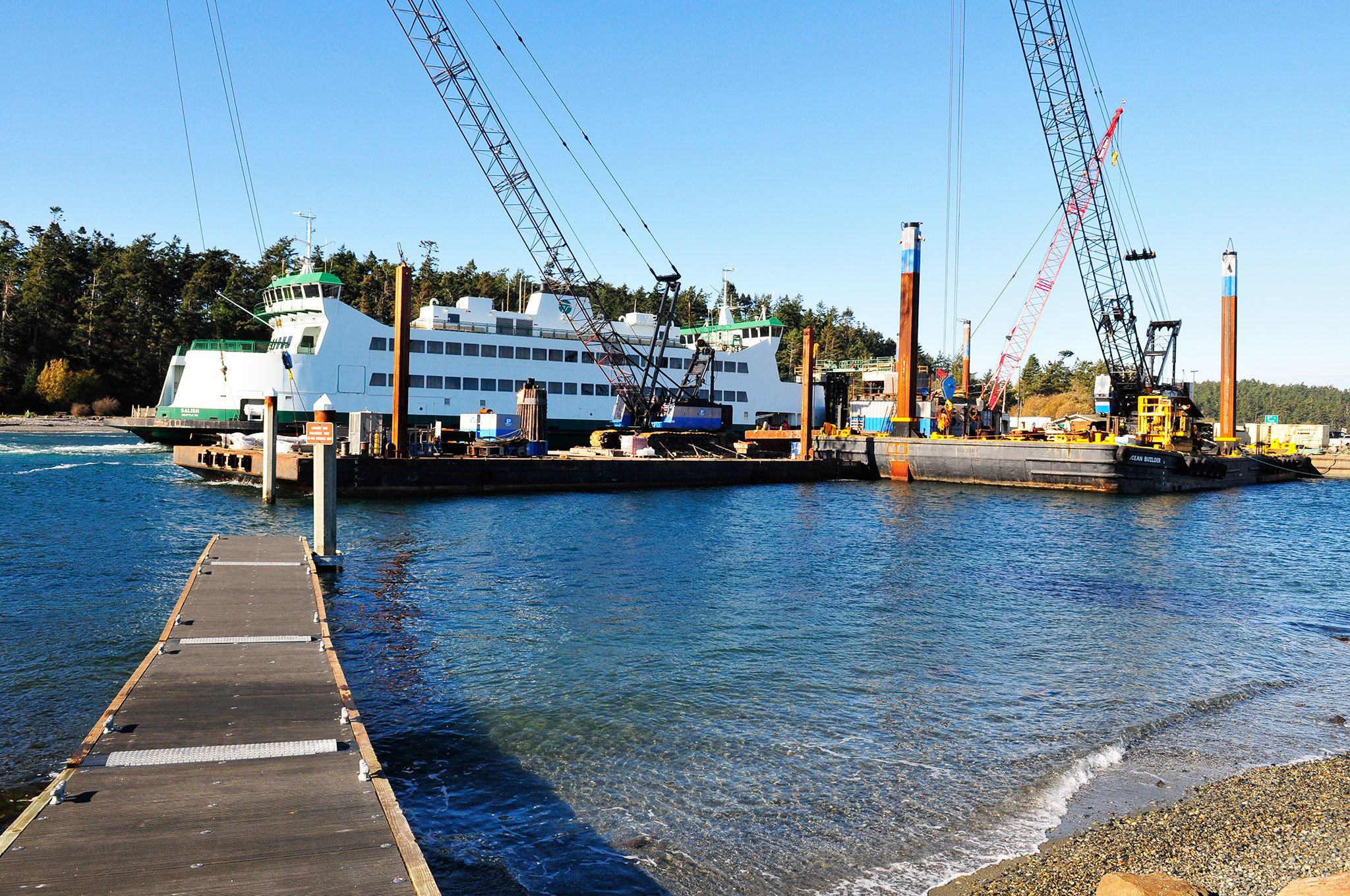 Coupeville ferry closed for seismic retrofit