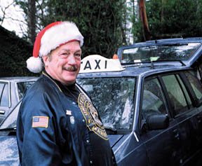 Jim “Gunny” O’Brien spends hours on Whidbey Roads driving a taxi. He says driving a taxi is better than watching Jerry Springer.