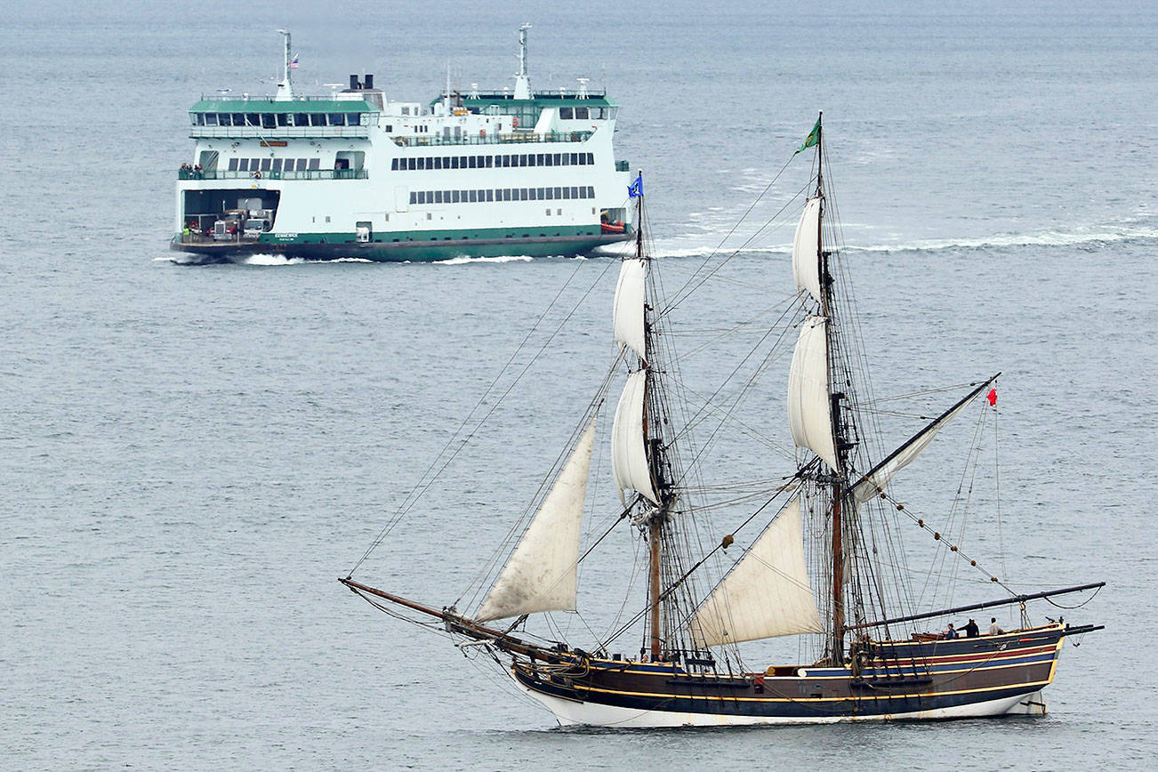 Hundreds peer out at historic Parade of Sail breezing by