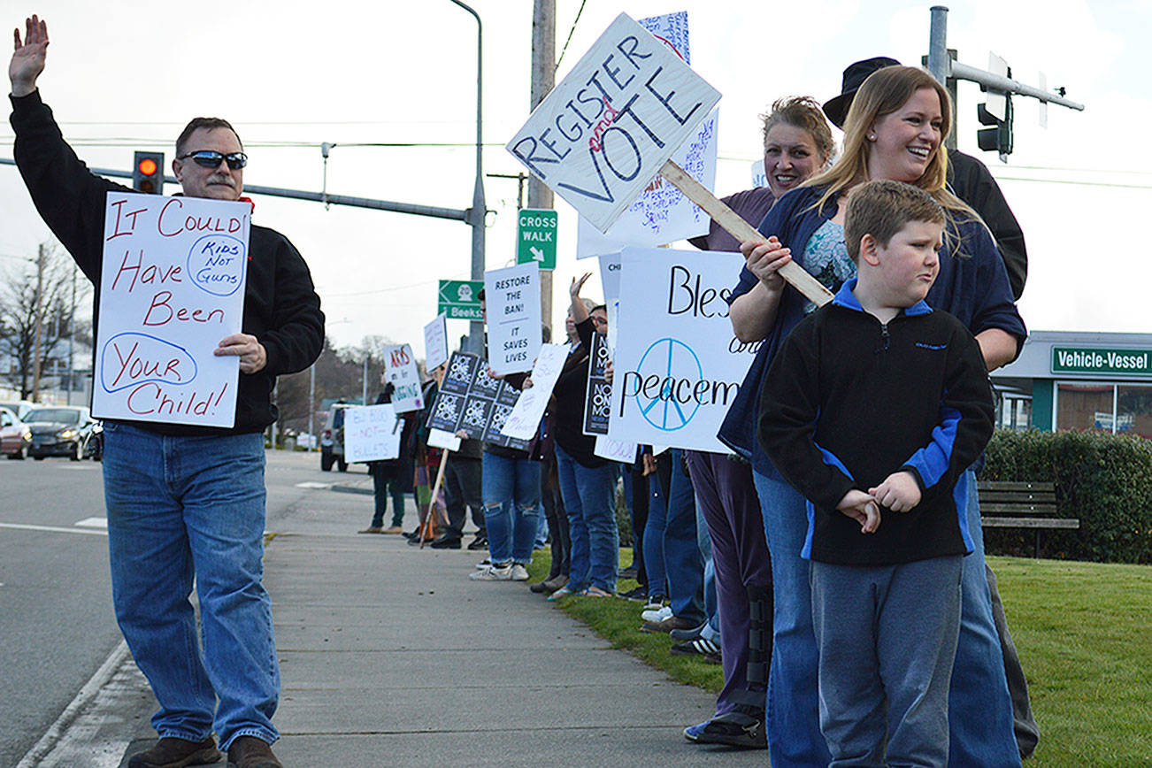 ‘Standing in Solidarity’ demonstration happened in Oak Harbor