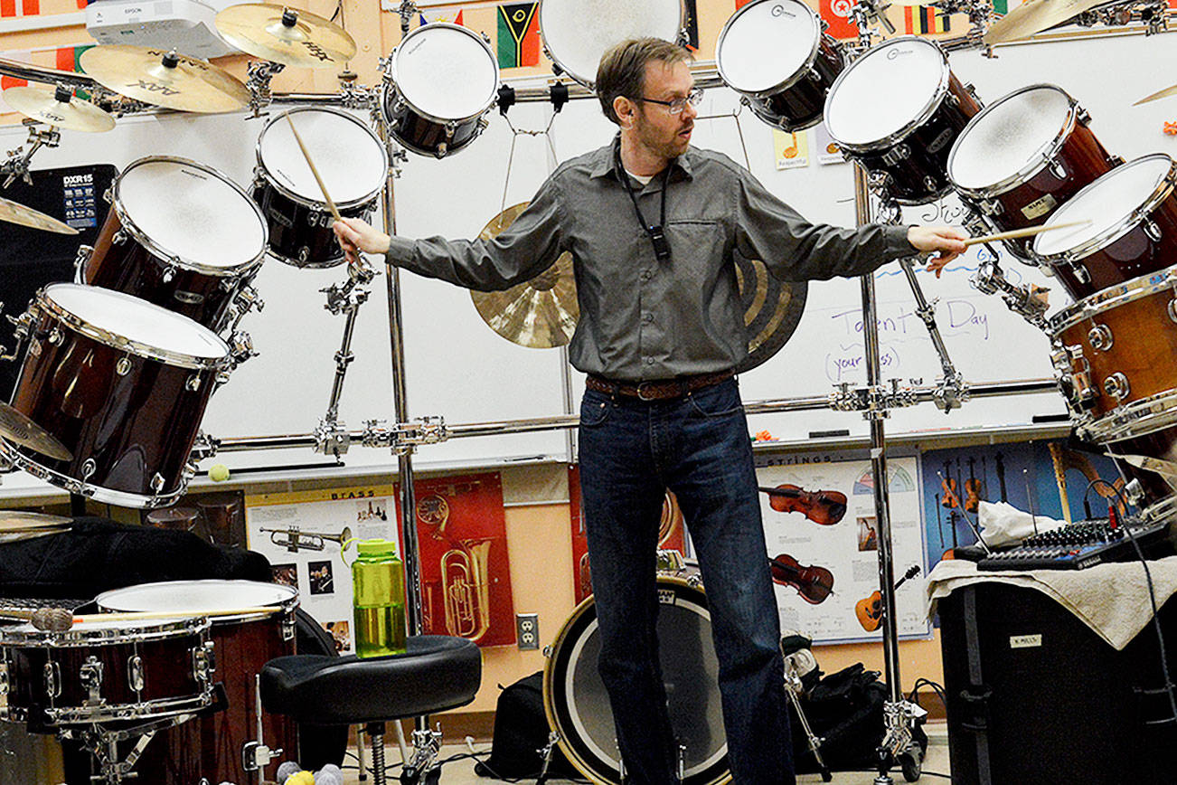 Drummer sticks to his talent