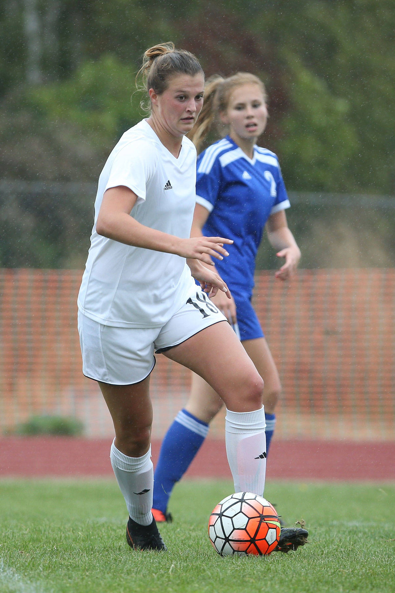 Lindsey Roberts is one of 13 returning letter winners for the Coupeville soccer team. (Photo by John Fisken)