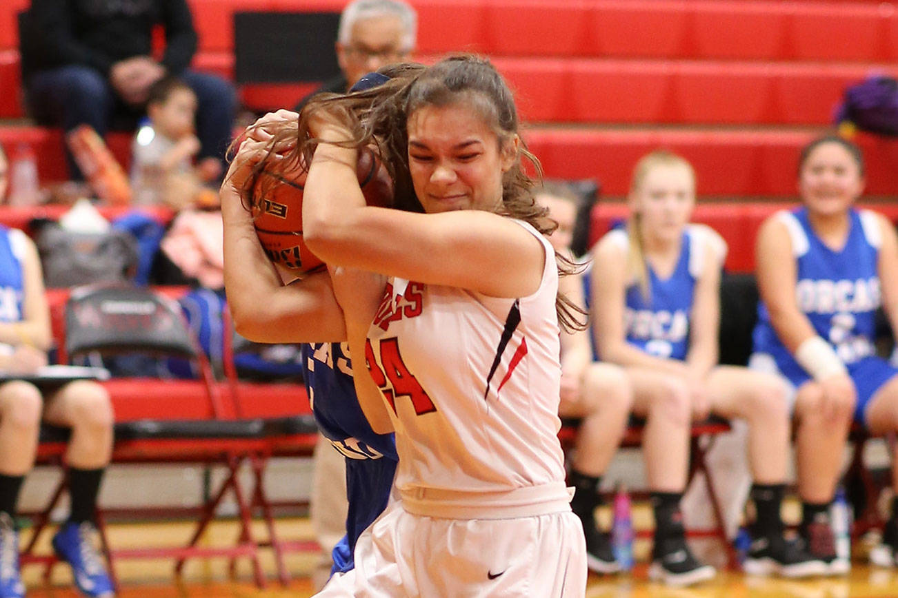 Coupeville hangs on to beat Orcas Island / Girls basketball