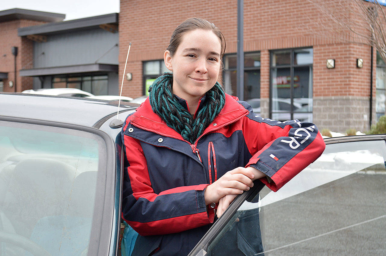 Kelsie Mac uses her experience off roading to help navigate others through the snow. Photo by Laura Guido/Whidbey News-Times