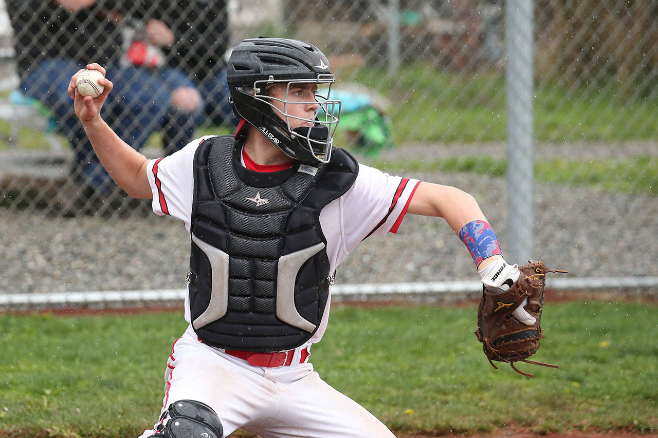 Senior Gavin Knoblich is one of the veteran players returning to the Coupeville baseball team this spring. (Photo by John Fisken)