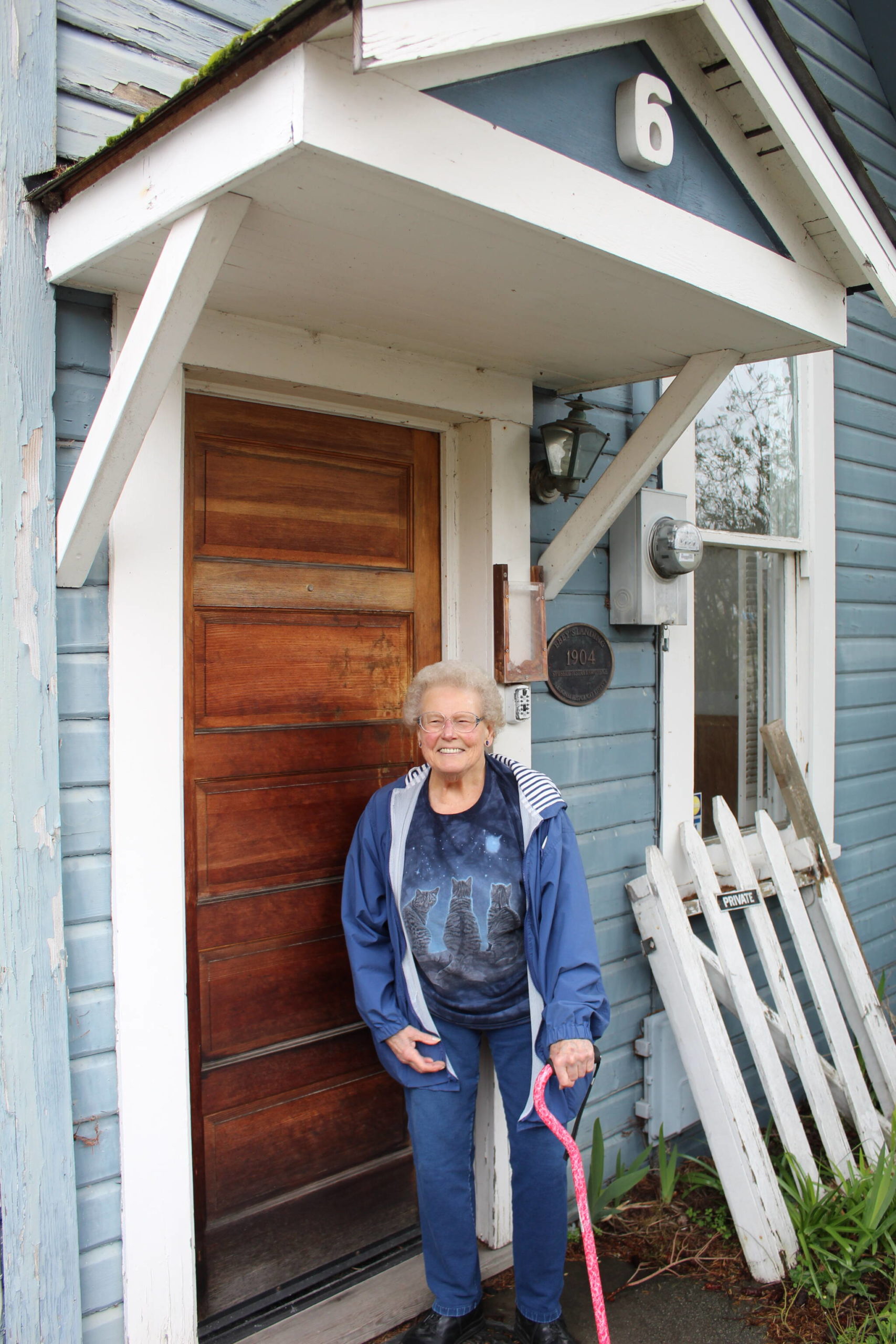 Photo by Karina Andrew/Whidbey News-Times
Kirsten Larson is hoping to sell the Cottage on the Cove, which needs serious renovations to bring it into compliance with Coupeville code.