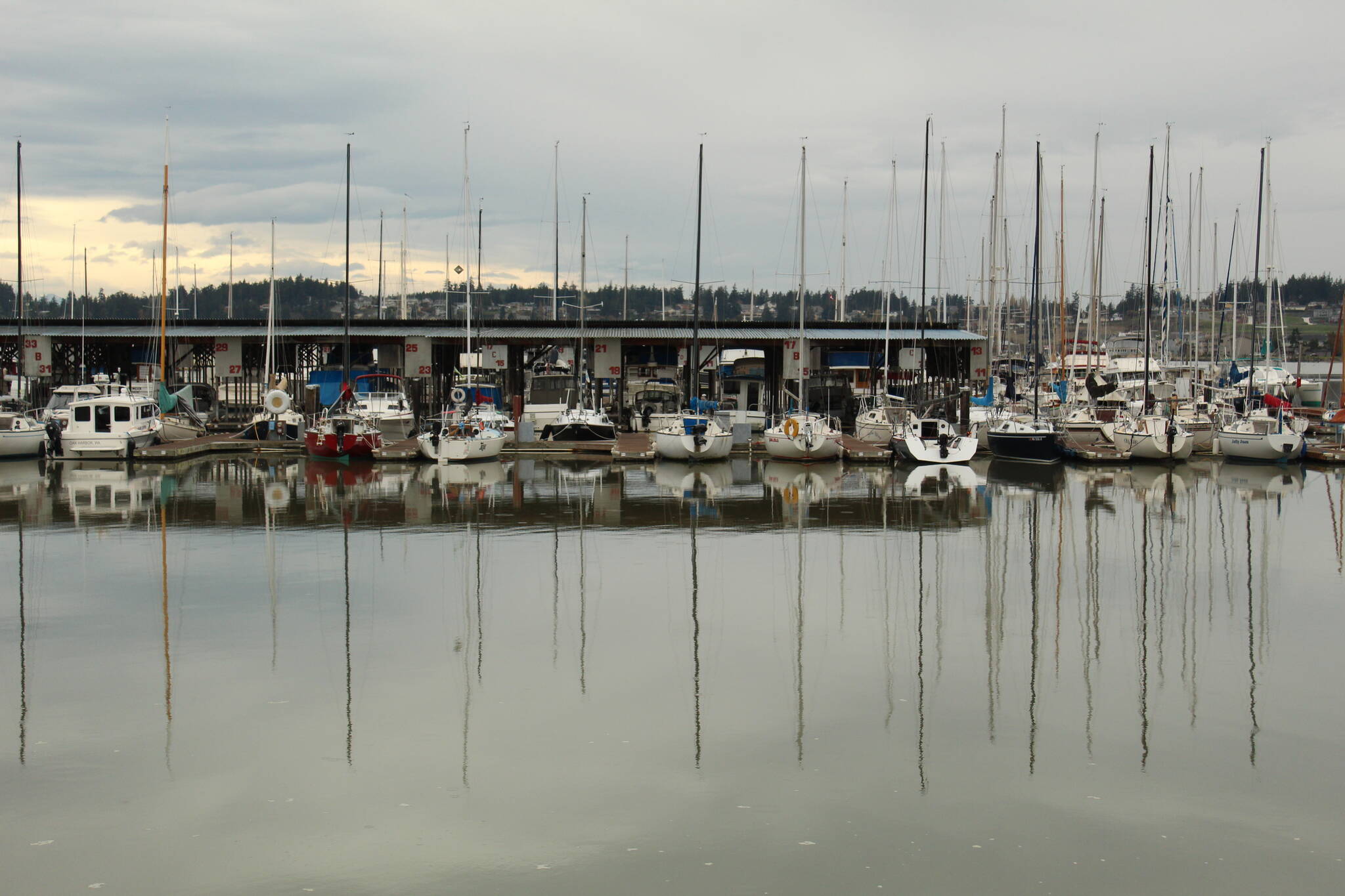 The boat launch ramp at the Oak Harbor Marina was damaged in last weekend’s strong winds and will be closed until further notice. (File photo by Karina Andrew/Whidbey News-Times)