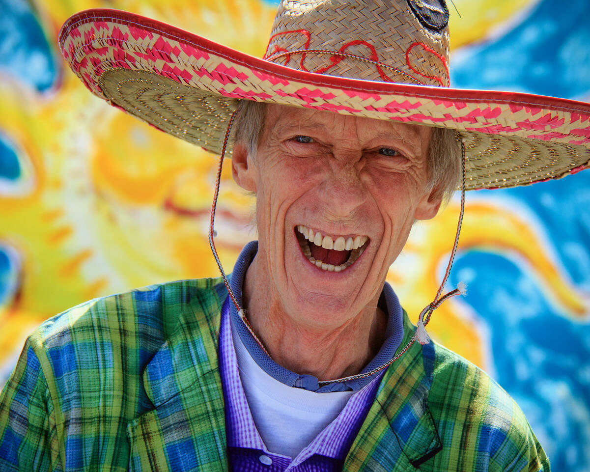 Freeland resident Jim Freeman was the voice behind several South Whidbey events over the years and a friend to all. He passed away June 19. (Photo by David Welton)