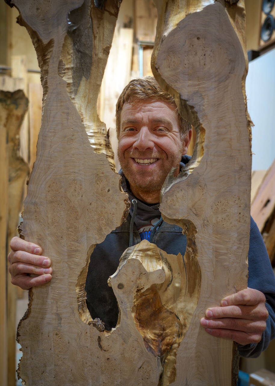 Photo by David Welton
Kelly Cameron is the woodworker behind Clinton-based business Turnco Wood Goods.