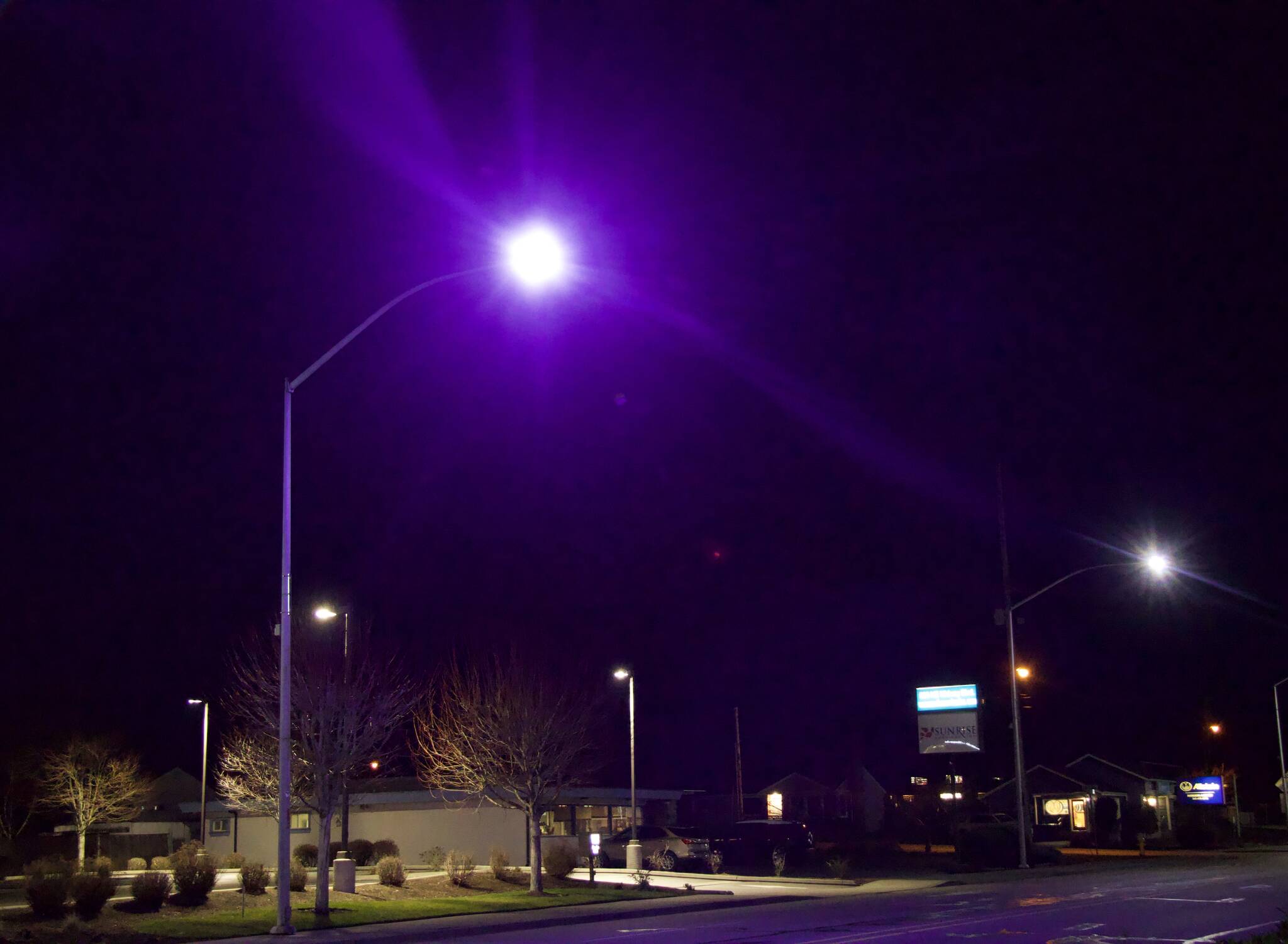 Oak Harbor s Flawed Purple Street Lights To Be Replaced Whidbey News 