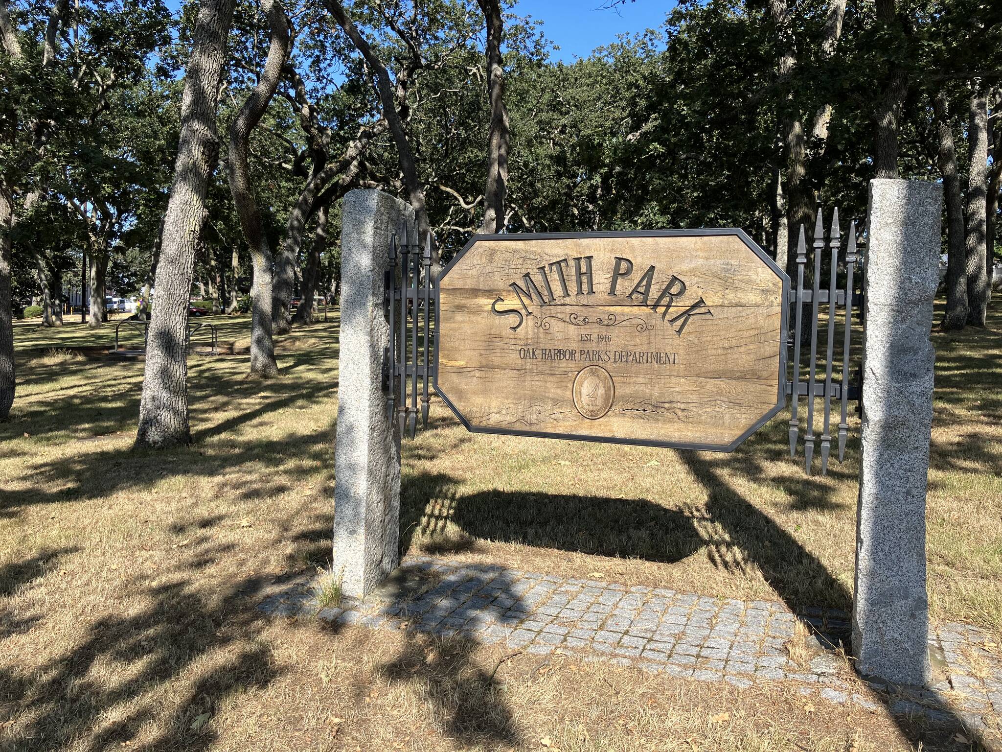 Smith Park may soon become Oak Harbor’s third site to be listed on the Washington Heritage Register. (Photo by Karina Andrew/Whidbey News-Times)