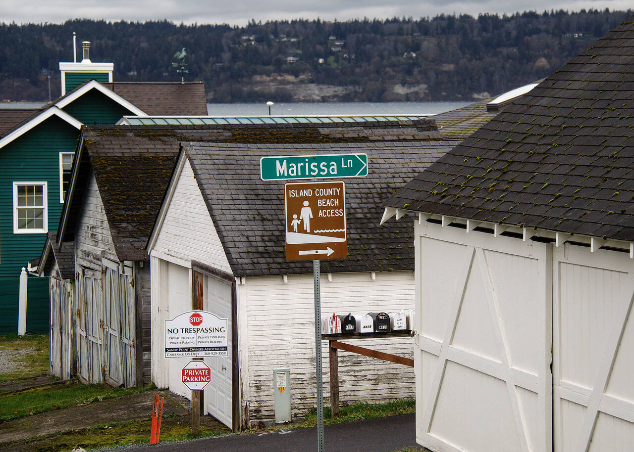 Island County Public Works has received a request for the installation of two surveillance cameras on county right-of-way near Marissa Lane, which is located in the Sandy Point area just outside of Langley city limits. (Photo by David Welton)