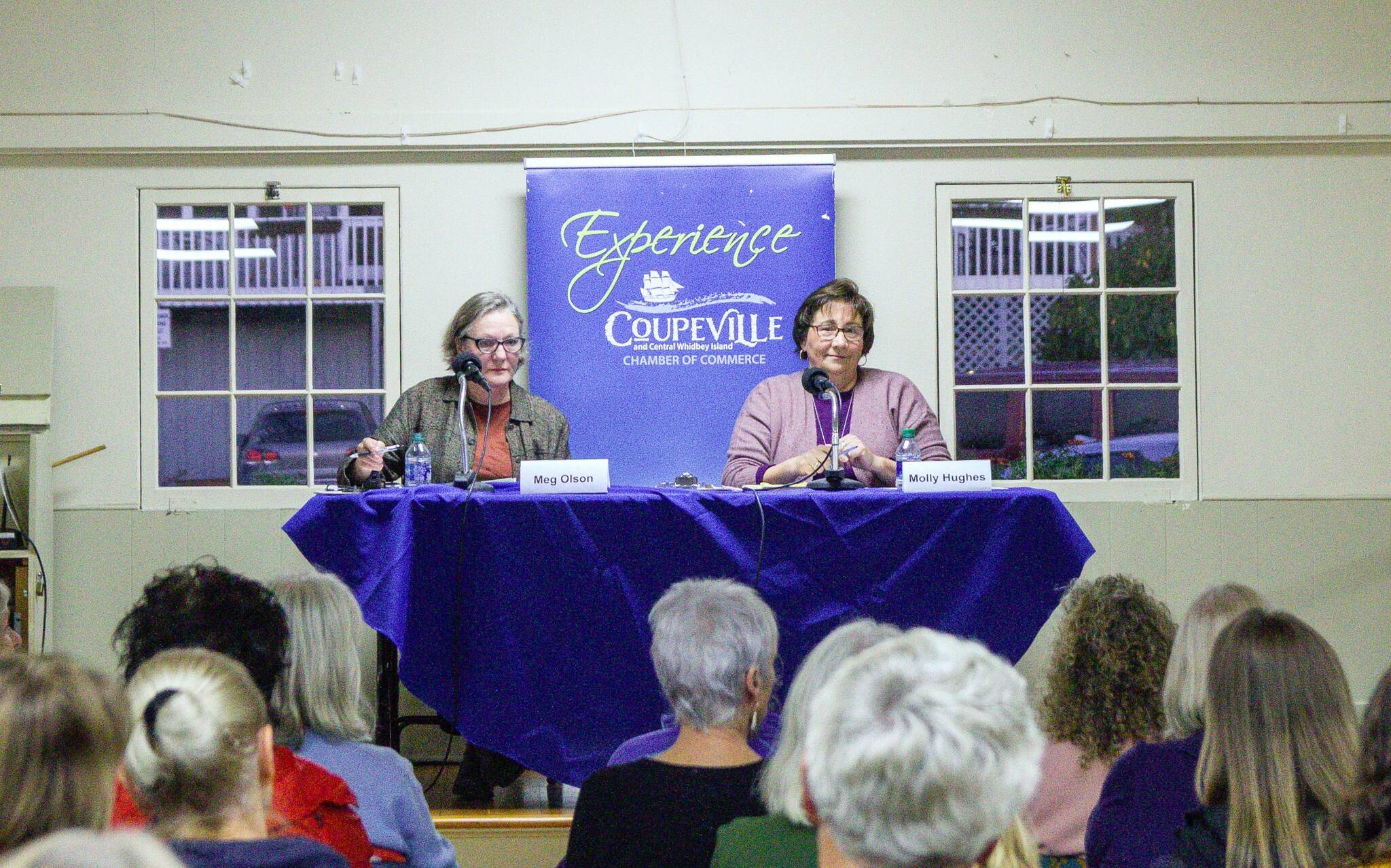 Meg Olson (left) and Molly Hughes (right). (Photo by Luisa Loi)