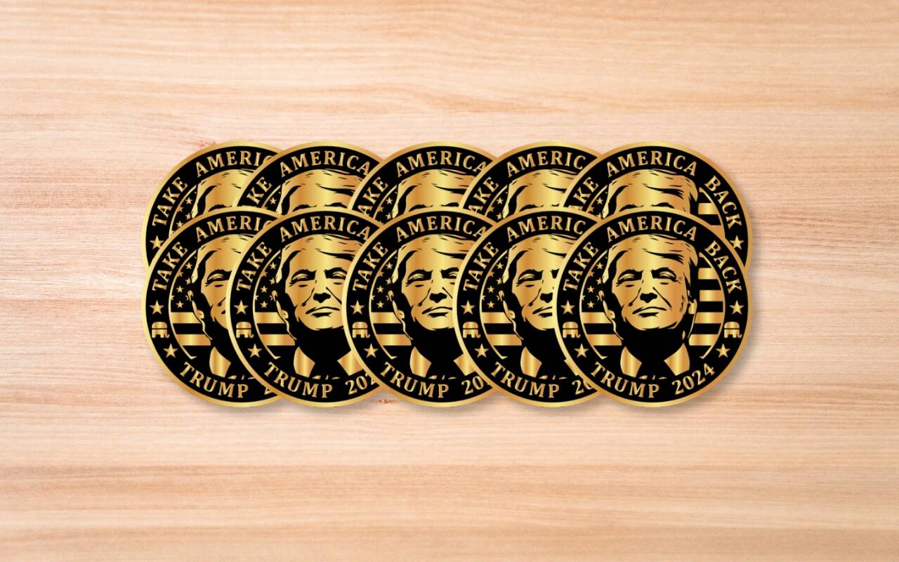 Trump Stickers Reviews: Legit Commemorative Sticker Souvenir for Donald ...